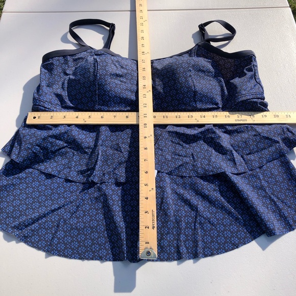 Swimsuits for All Women’s Plus Swimsuit Bathing Suit Bikini Tankini Top 1X 22 - Picture 3 of 7